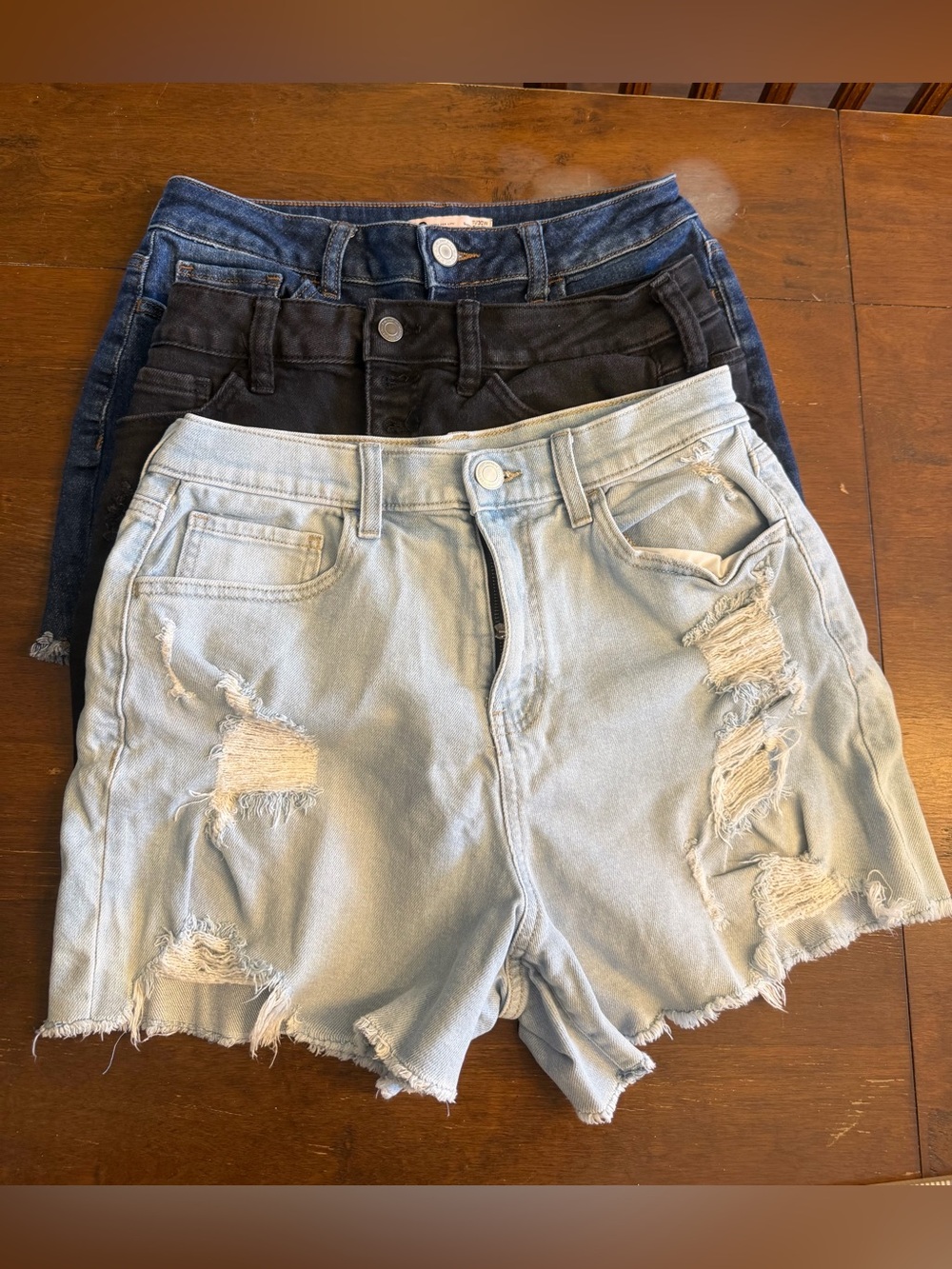 Lot of 3 SO Brand Women’s Jean Shorts Size 11/30W